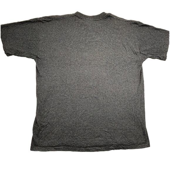 Vintage Galveston Island Size‎ Large Tshirt Cal Cru Navy Stripe Destination - Picture 9 of 10